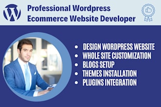 develop a wordpress ecommerce website
