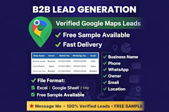 do google maps lead generation and data research