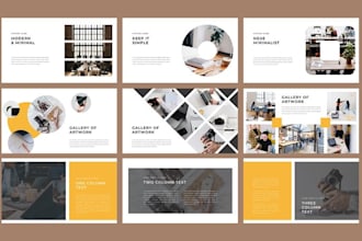design powerpoint presentation with a unique, modern, and professional look