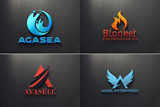 design modern creative business logo with free source files