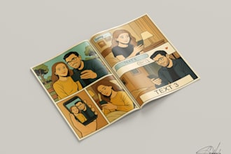 create a comic book for you with your story