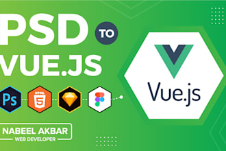 convert figma psd xd to HTML tailwind css with vuejs reactjs