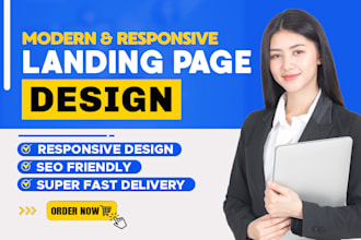 build wordpress landing page design, sales page, or sales funnel by divi theme