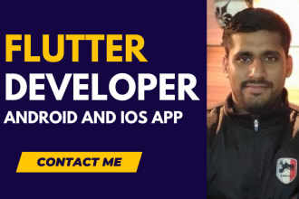 build your mobile app by using flutter for android and ios