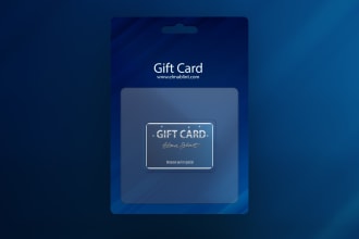 create a catch eye gift card or voucher
