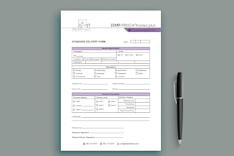 design professional invoice, proforma, receipt book design
