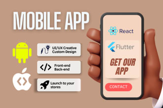 do react native mobile app development and ecommerce app