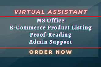 be your reliable professional virtual assistant VA