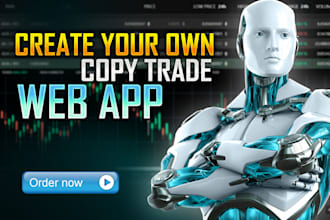 create your own copy trade web app
