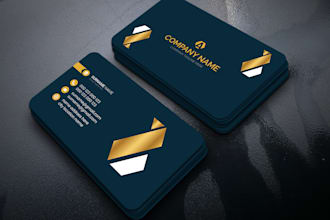 design modern luxury business card and professional business card