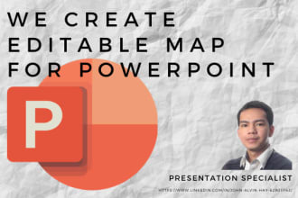 create editable map for powerpoint