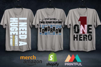 do eye catching men women and kids t shirt design