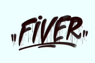 designing you real graffiti tags and bubble letters