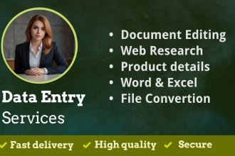 do data entry and copy paste works for you
