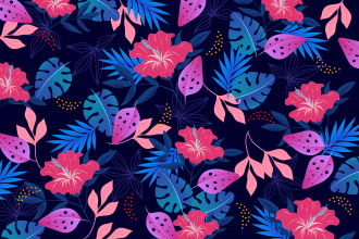 design unique seamless patterns for fabrics and wallpapers