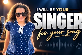 be your professional real singer vocalist english or español