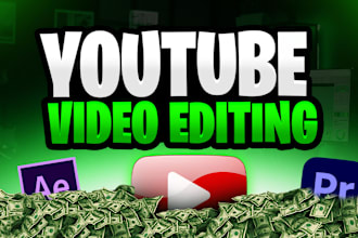 do any kind of youtube videos editing