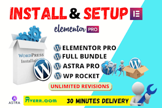install your wordpress , setup plugins and import theme demo, page customization