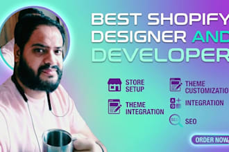 make shopify website store or redesign with mockup UI UX