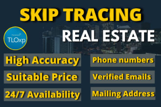 do accurate skip tracing for real estate business