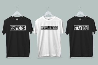 design modern minimalist typography t shirt design