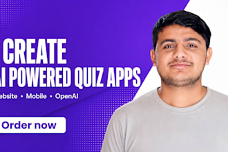 create an ai powered quiz website or mobile app with openai
