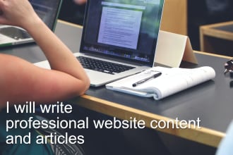 be your website content writer, SEO website content