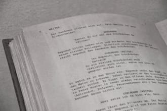create a script report for your stage, film or TV show