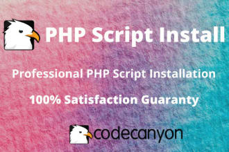 install and setup any codecanyon PHP script