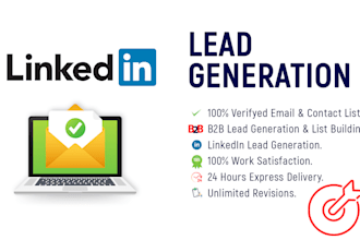 do b2b linkedin leads and targeted email list building