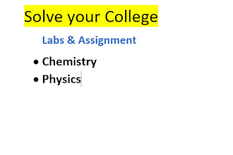 do your labs and reports of physics and chemistry