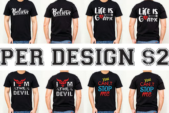 design professional graphic tshirt with illustration