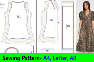 be clothing sewing pattern maker, PDF pattern making