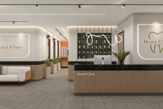 visualize commercial dental clinic hospital spa beauty salon 3d interior design