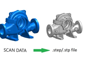 convert stl file to stp and iges file