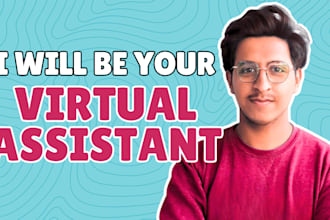 do virtual assistance, data entry and research