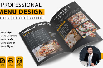 design menu boards, digital menu, animated menu