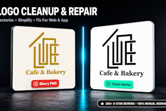 update simplify and vectorize your existing logo
