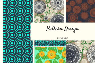 make custom seamless pattern design