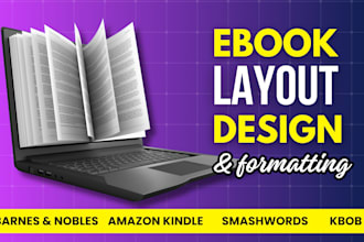 do KDP book formatting and layout design for print and ebook