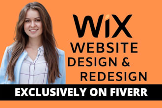 design or redesign wix website or wix ecommerce store