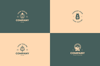 create retro vintage logo for drink and brewery business