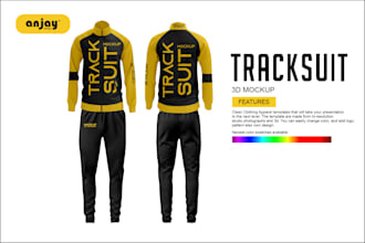 do 3d apparel mockups and 3d tracksuits