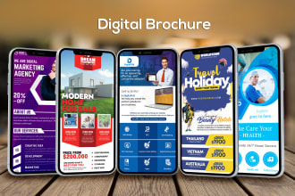 create a clickable PDF digital  brochure