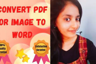 retype PDF documents into ms word