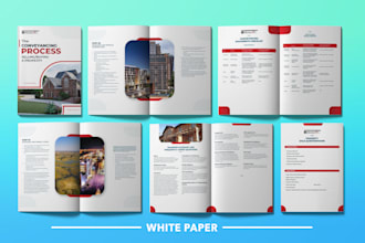 design professional corporate white paper