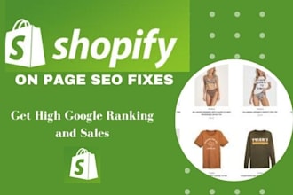do shopify on page SEO for high google rankings