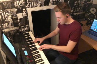 record professional piano backing tracks and accompaniments