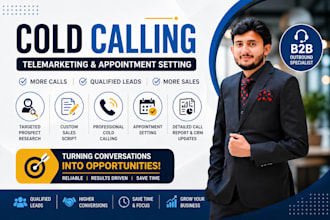 do b2b cold calling, telemarketing and appointment setting