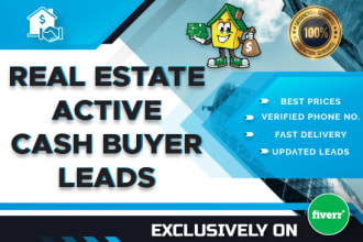 give active real estate cash buyers leads